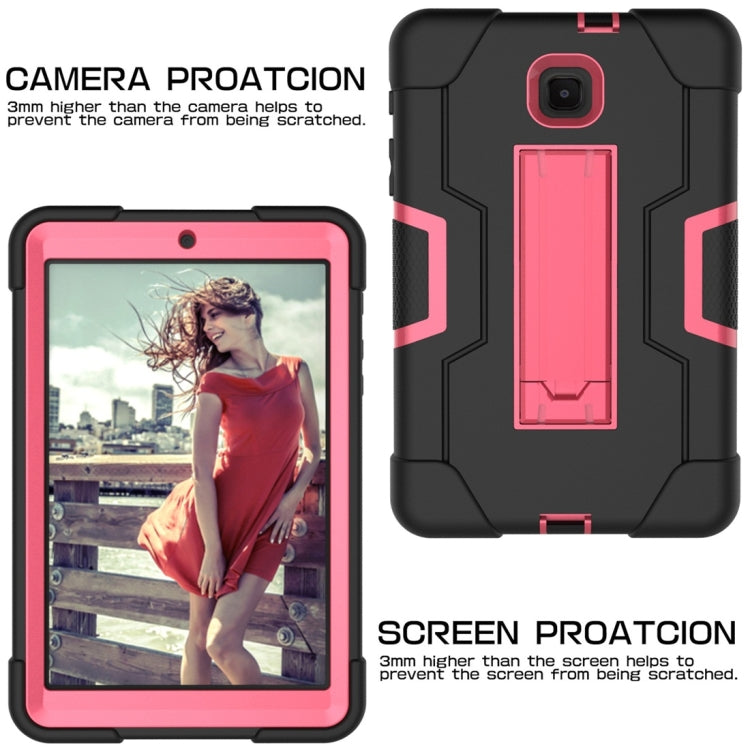 Contrast Color Silicone + PC Combination Case with Holder, For Galaxy Tab A 8.0 (2018) T387������...