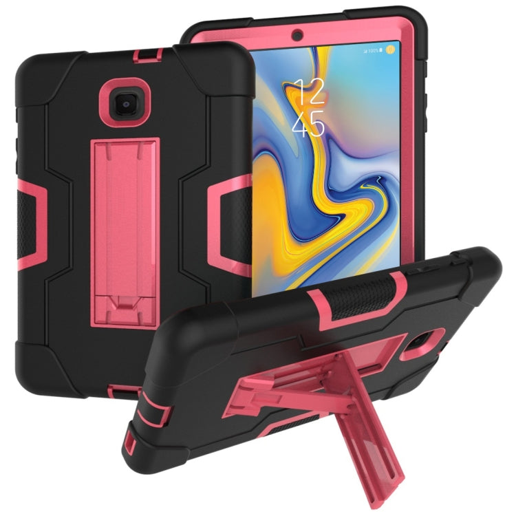 Contrast Color Silicone + PC Combination Case with Holder, For Galaxy Tab A 8.0 (2018) T387������...