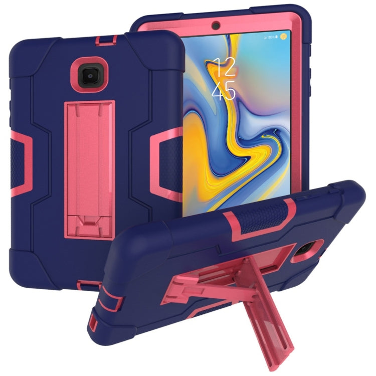 Contrast Color Silicone + PC Combination Case with Holder, For Galaxy Tab A 8.0 (2018) T387������...