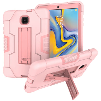 Contrast Color Silicone + PC Combination Case with Holder, For Galaxy Tab A 8.0 (2018) T387������...