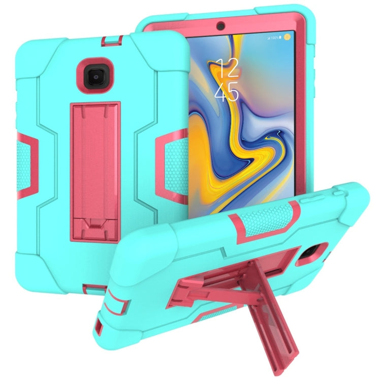 Contrast Color Silicone + PC Combination Case with Holder, For Galaxy Tab A 8.0 (2018) T387������...