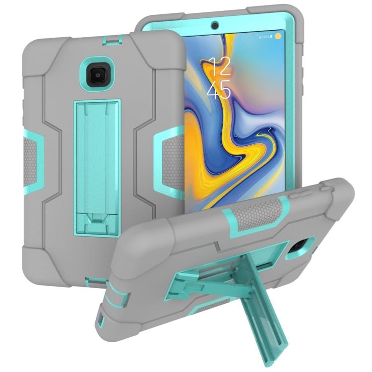 Contrast Color Silicone + PC Combination Case with Holder, For Galaxy Tab A 8.0 (2018) T387������...
