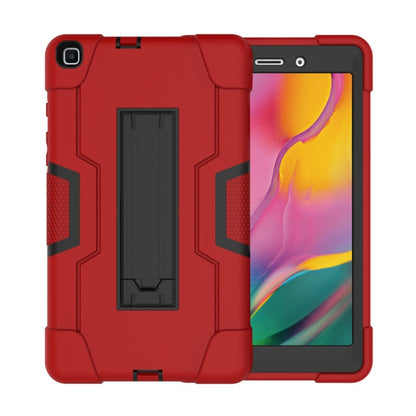 Contrast Color Silicone + PC Combination Case with Holder, For Galaxy Tab A 8.0 (2018) T387������...