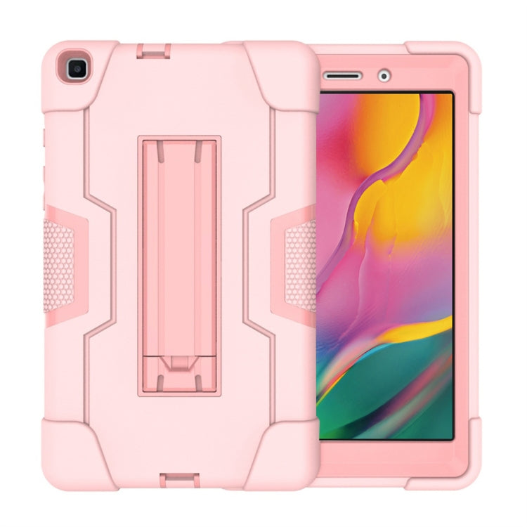 Contrast Color Silicone + PC Combination Case with Holder, For Galaxy Tab A 8.0 (2018) T387������...