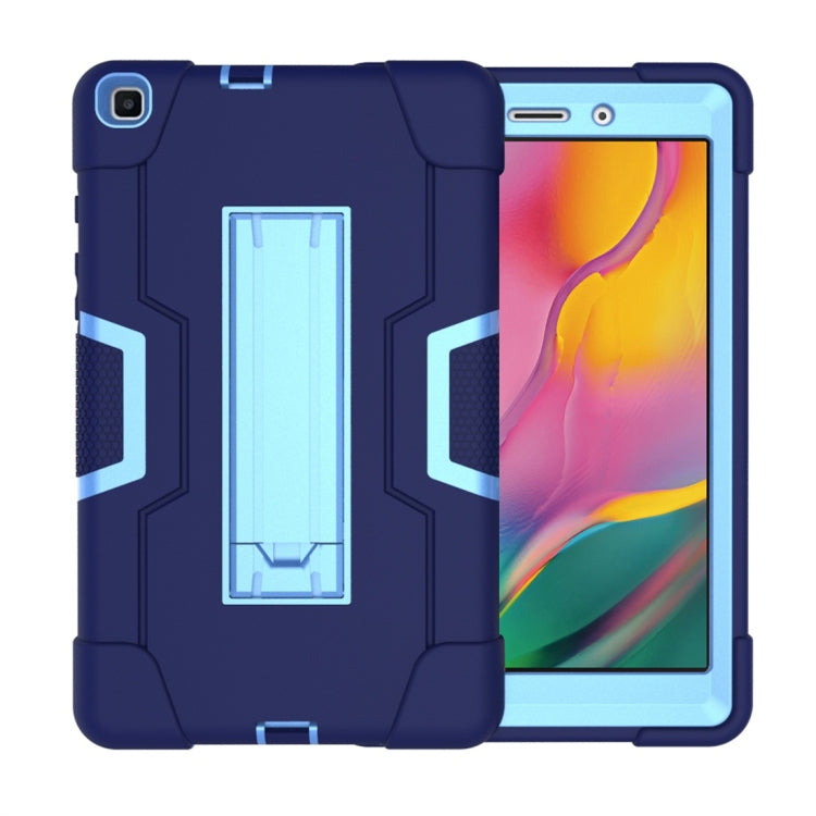 Contrast Color Silicone + PC Combination Case with Holder, For Galaxy Tab A 8.0 (2018) T387������...