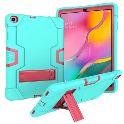 Contrast Color Silicone + PC Combination Case with Holder, For Galaxy Tab A 8.0 (2018) T387������...