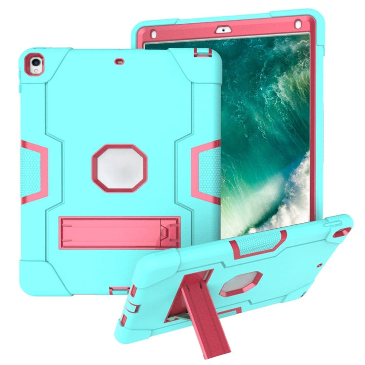 Contrast Color Silicone + PC Combination Case with Holder, For Galaxy Tab A 8.0 (2018) T387������...