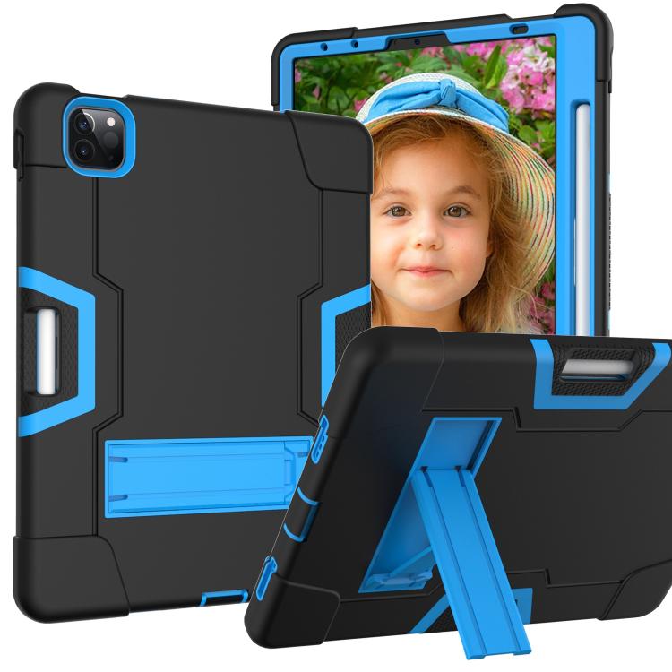 Contrast Color Silicone + PC Combination Case with Holder, For Galaxy Tab A 8.0 (2018) T387������...