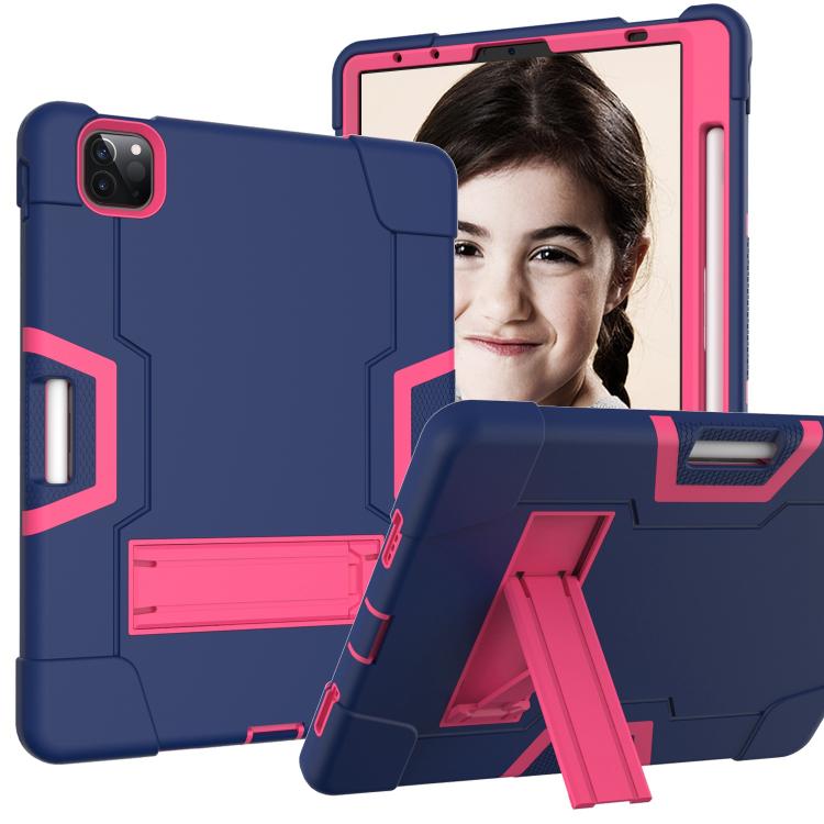 Contrast Color Silicone + PC Combination Case with Holder, For Galaxy Tab A 8.0 (2018) T387������...