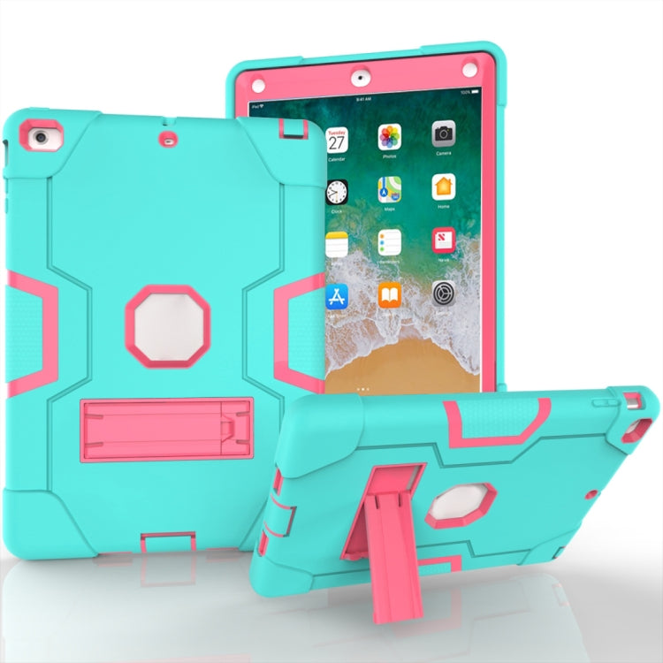 Contrast Color Silicone + PC Combination Case with Holder, For Galaxy Tab A 8.0 (2018) T387������...
