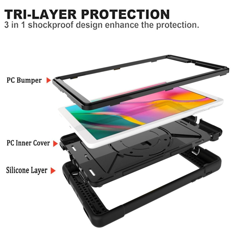 Contrast Color Silicone + PC Combination Case with Holder, For Galaxy Tab A 8.0 (2019) T290������...
