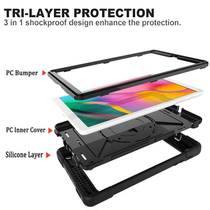 Contrast Color Silicone + PC Combination Case with Holder, For Galaxy Tab A 8.0 (2019) T290������...