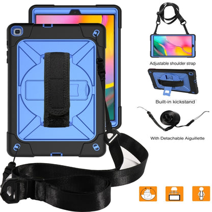 Contrast Color Silicone + PC Combination Case with Holder