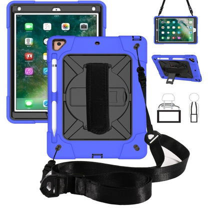 Contrast Color Silicone + PC Combination Case with Holder