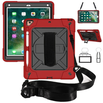 Contrast Color Silicone + PC Combination Case with Holder