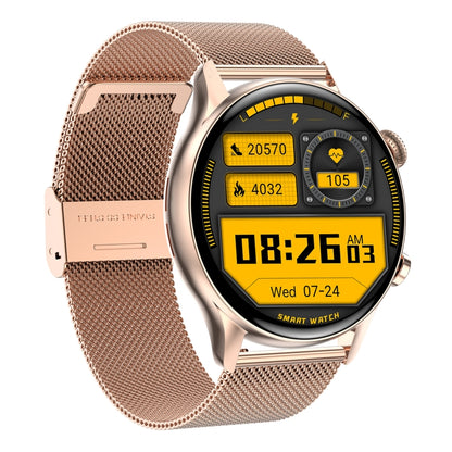 HK8Pro 1.36 inch AMOLED Screen Steel Strap Smart Watch, Support NFC Function / Blood Oxygen Monit...