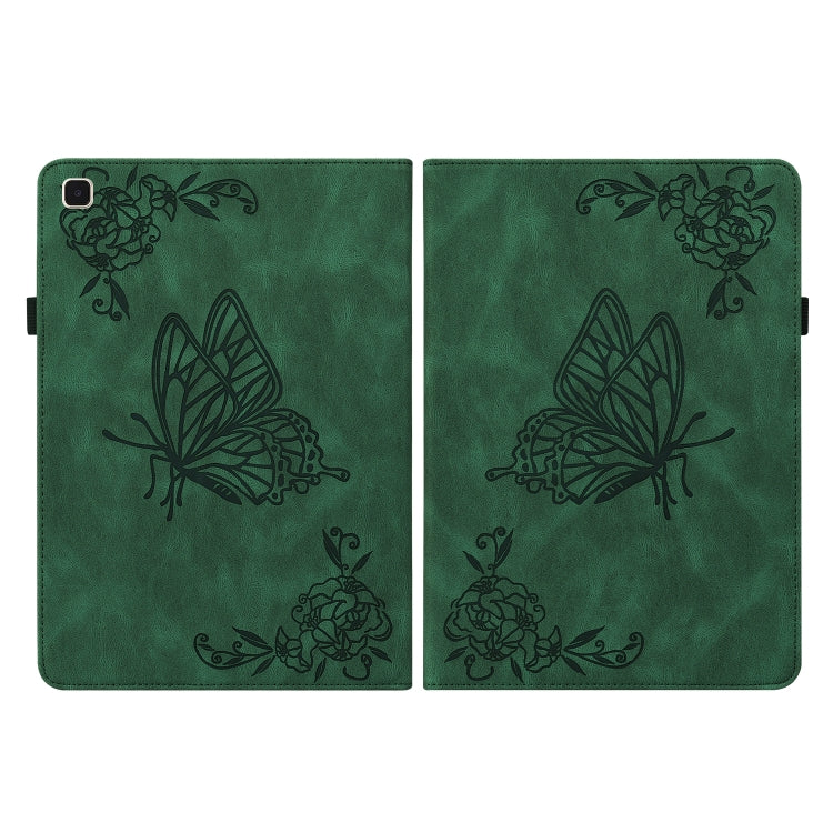 Butterfly Flower Embossed Leather Tablet Case