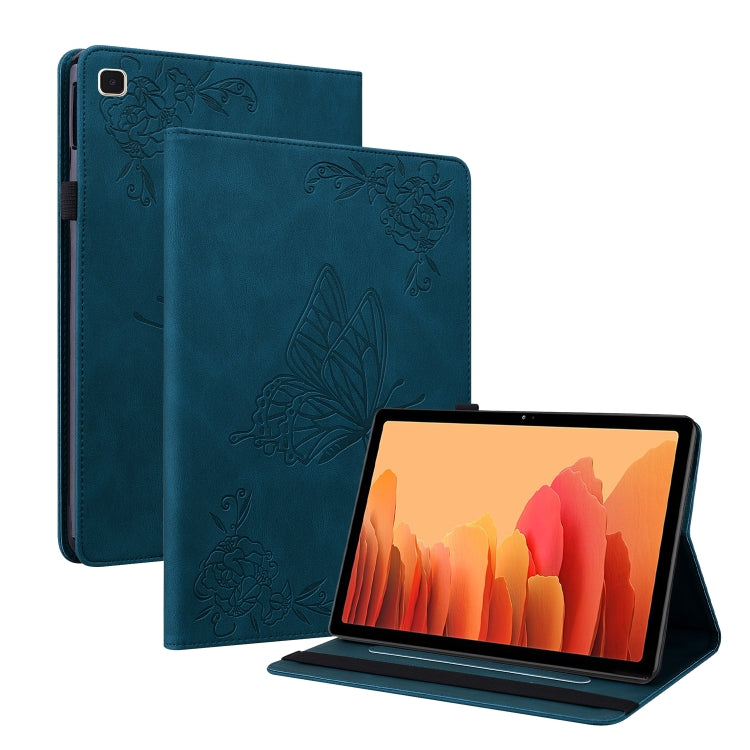 Butterfly Flower Embossed Leather Tablet Case