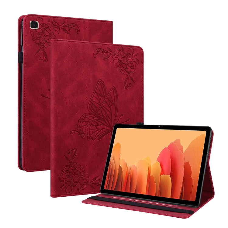 Butterfly Flower Embossed Leather Tablet Case