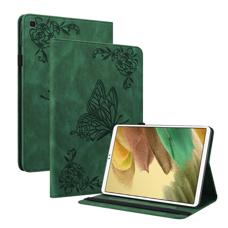 Butterfly Flower Embossed Leather Tablet Case
