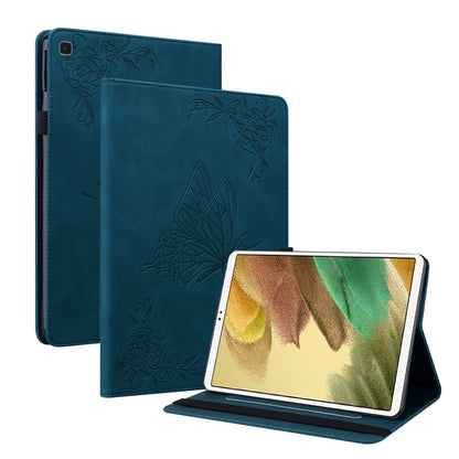 Butterfly Flower Embossed Leather Tablet Case