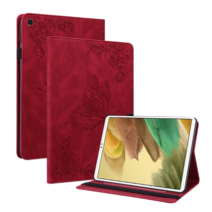 Butterfly Flower Embossed Leather Tablet Case