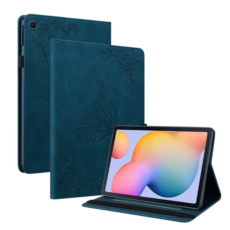 Butterfly Flower Embossed Leather Tablet Case