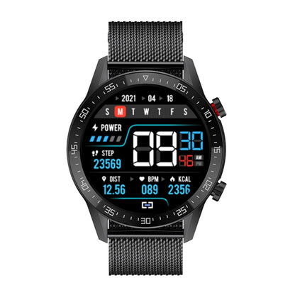SK7Plus 1.28 inch IPS Screen Steel Strap Smart Watch, Support Bluetooth Call/Sleep Monitoring����...