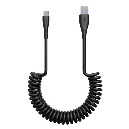 3A Type-C / USB-C Spring Charging Data Cable, Type-C