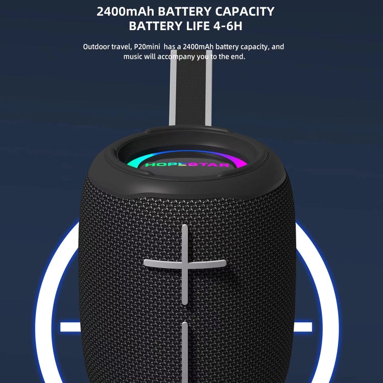 HOPESTAR P20 mini Waterproof Wireless Bluetooth Speaker, P20 mini(Black), P20 mini(Red)����������...