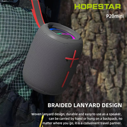HOPESTAR P20 mini Waterproof Wireless Bluetooth Speaker, P20 mini(Black), P20 mini(Red)����������...