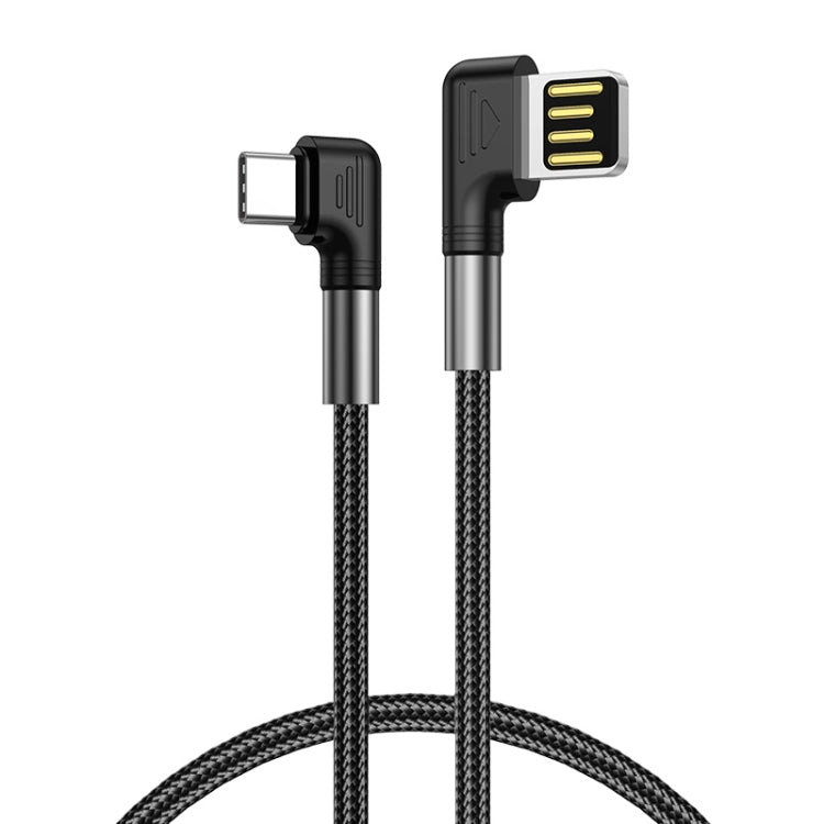 3A USB-C/Type-C to 8 Pin Double Elbow Charging Cable, 0.5m, 1m, 2m, 3m