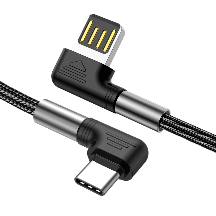 3A USB-C/Type-C to 8 Pin Double Elbow Charging Cable, 0.5m, 1m, 2m, 3m