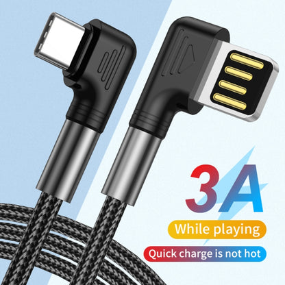 3A USB-C/Type-C to 8 Pin Double Elbow Charging Cable, 0.5m, 1m, 2m, 3m