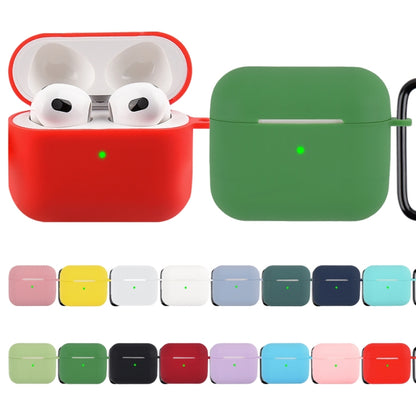 Wireless Earphone Silicone Protective Case with Carabiner, with Carabiner Matcha Green�����������...