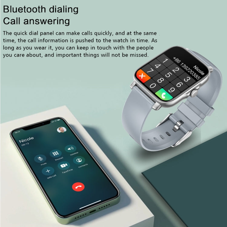 GT30 1.69 inch TFT Screen Smart Watch, Steel Bnad IP67 Waterproof Support Bluetooth Call / Multip...