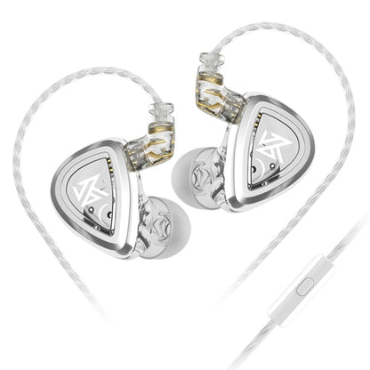 KZ-EDA Balanced Dual Magnetic Dynamic In-Ear Earphone, With Microphone, Without Microphone