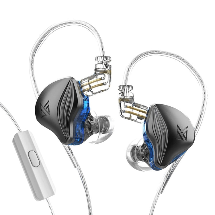 KZ-ZEX Electrostatic Dynamic In-Ear Sports Music Headphones, With Microphone, Without Microphone