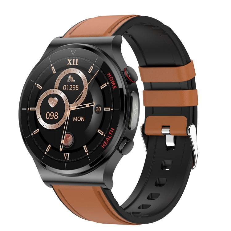 E300 1.32 Inch Screen Leather Watch Strap Smart Health Watch