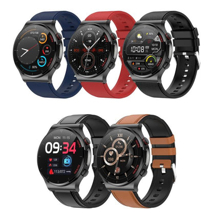 E300 1.32 Inch Screen Leather Watch Strap Smart Health Watch