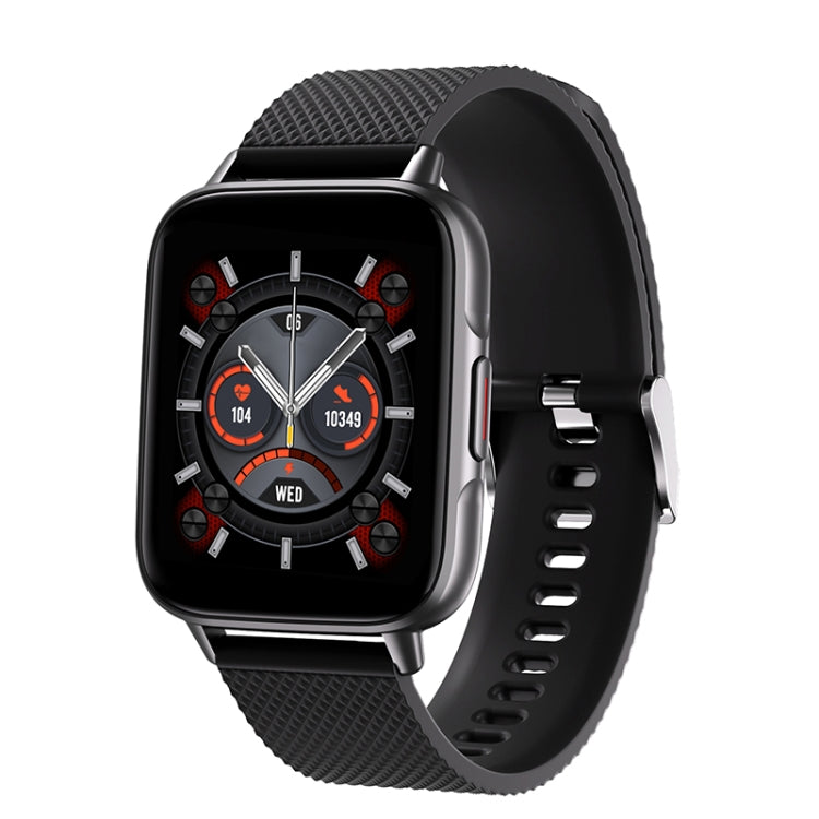 FW02 1.7 Inch Square Screen Silicone Strap Smart Watch