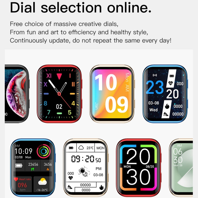 GX08 1.69 Inch Square Screen Smart Watch