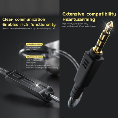 QKZ AK6-Ares QKZ Sports In-ear HIFI Wired Control Earphone with Mic