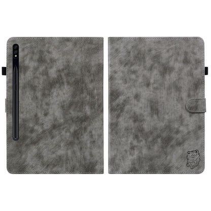 Tiger Pattern Flip Leather Tablet Case