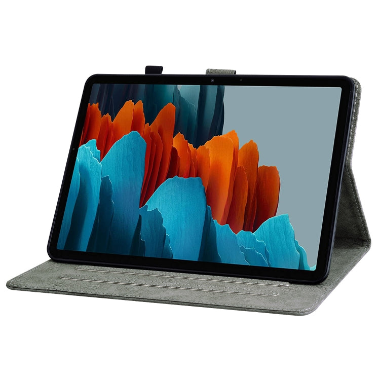 Tiger Pattern Flip Leather Tablet Case