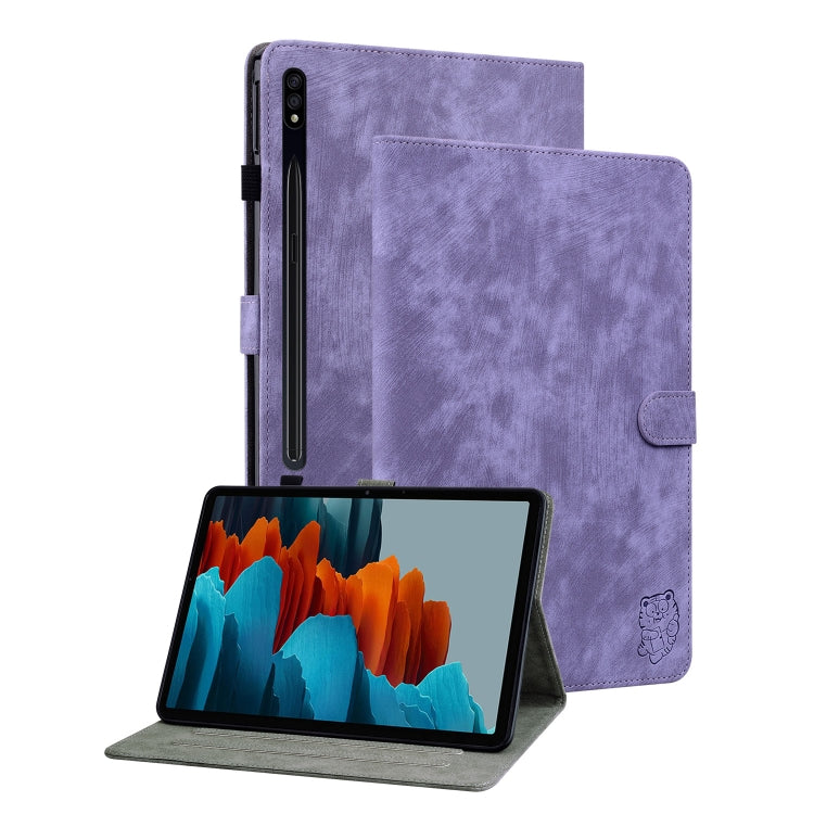 Tiger Pattern Flip Leather Tablet Case, For Samsung Galaxy Tab А9+, For Samsung Galaxy Tab S9����...