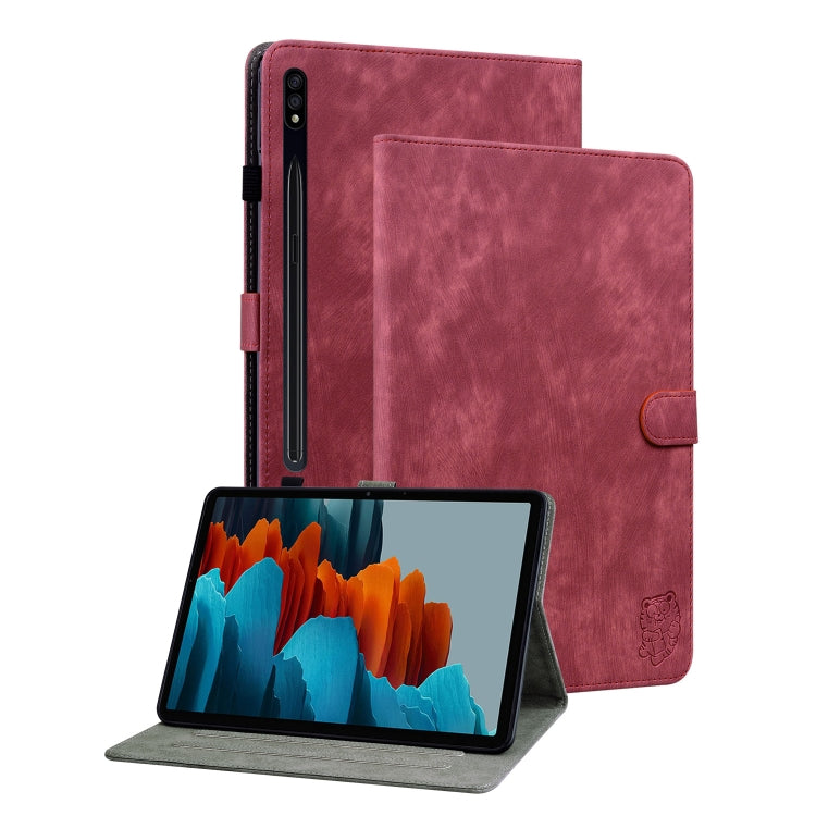 Tiger Pattern Flip Leather Tablet Case, For Samsung Galaxy Tab А9+, For Samsung Galaxy Tab S9����...