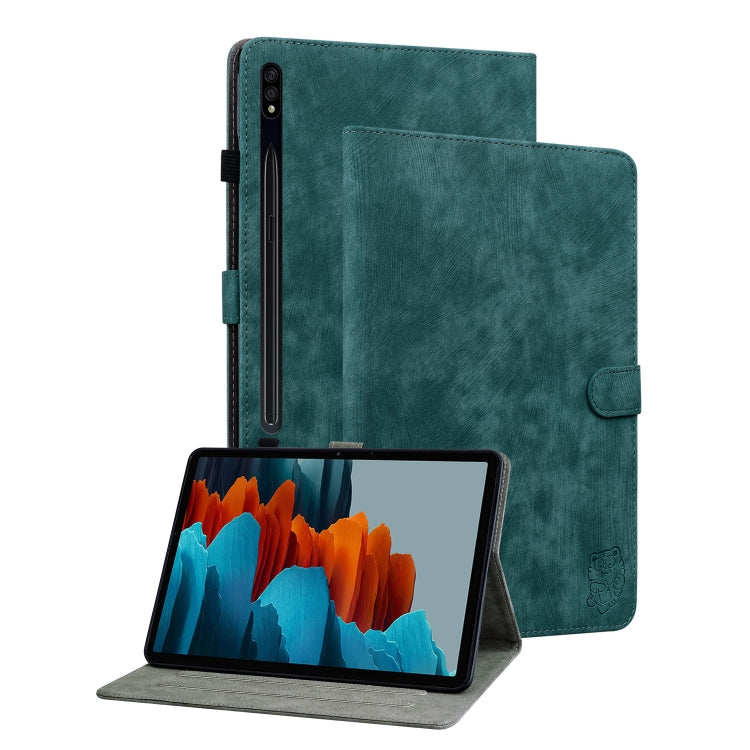 Tiger Pattern Flip Leather Tablet Case