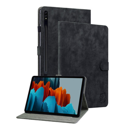 Tiger Pattern Flip Leather Tablet Case