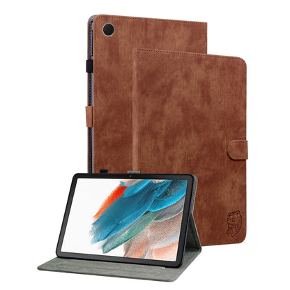 Tiger Pattern Flip Leather Tablet Case